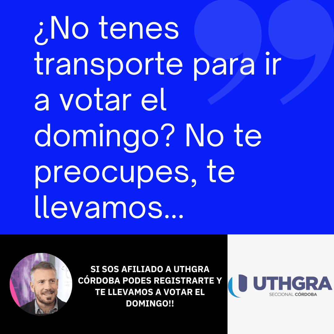 Te llevamos a votar